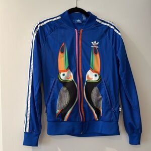 Adidas warm up jacket.